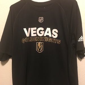 Vegas Golden Knights Adidas Dri Fit Shirt NWOT